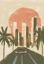 Golden Hour Exit Poster