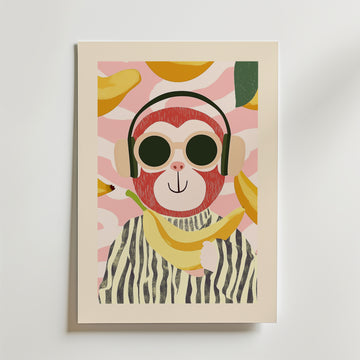 Banana Life Poster – Upplev en explosion av färg och liv med vår Banana Life Poster .