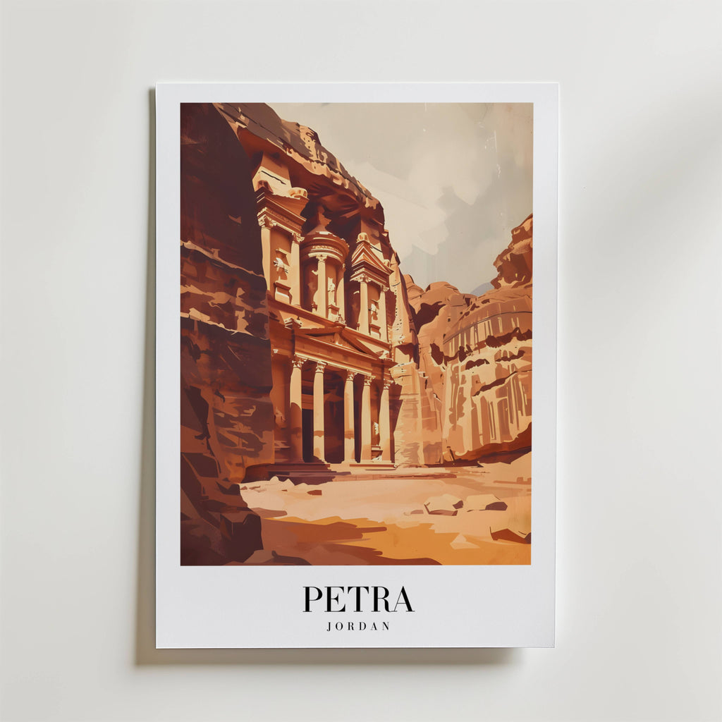 The Petra In Jordan Poster