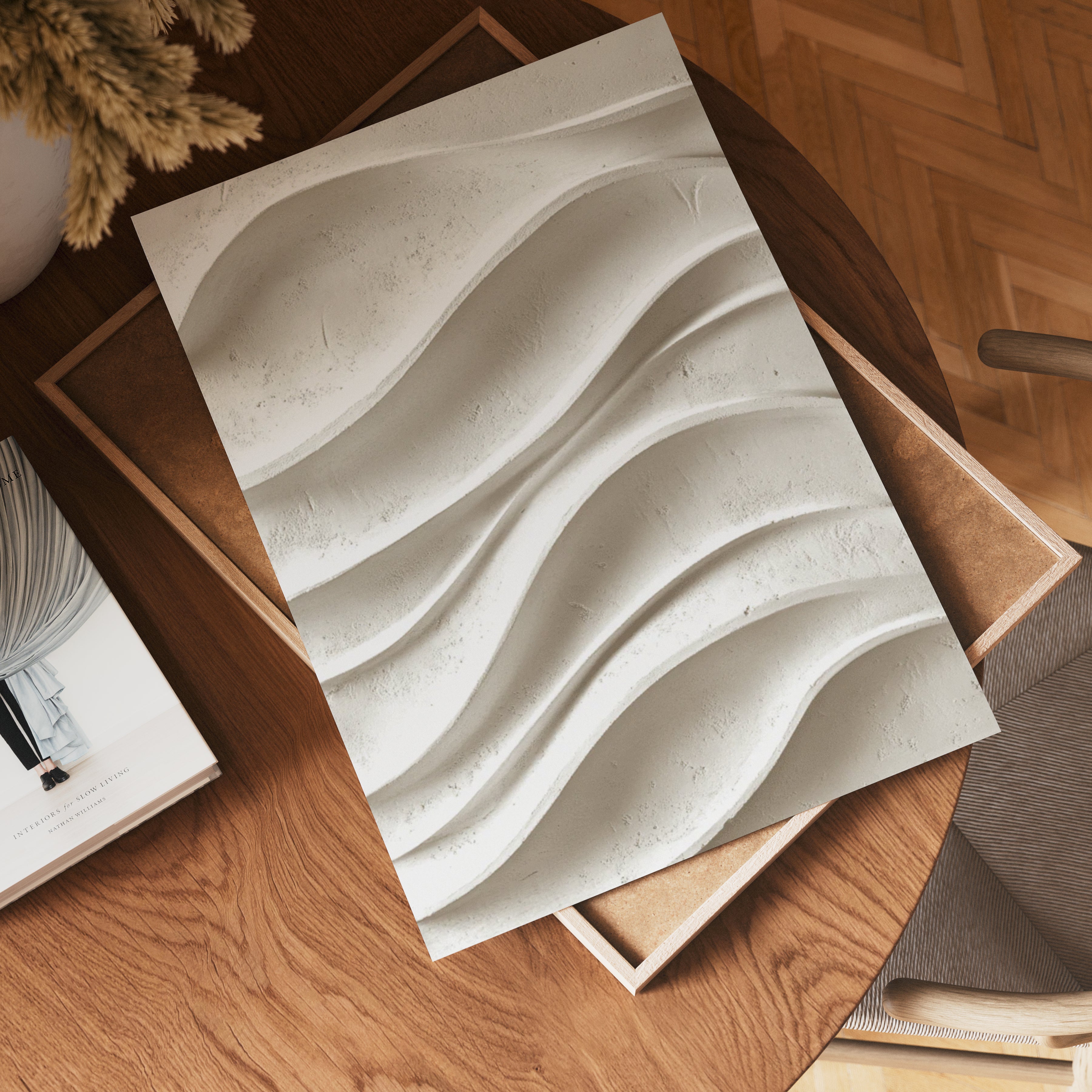 Flowing Silence Poster – poster väggdekoration