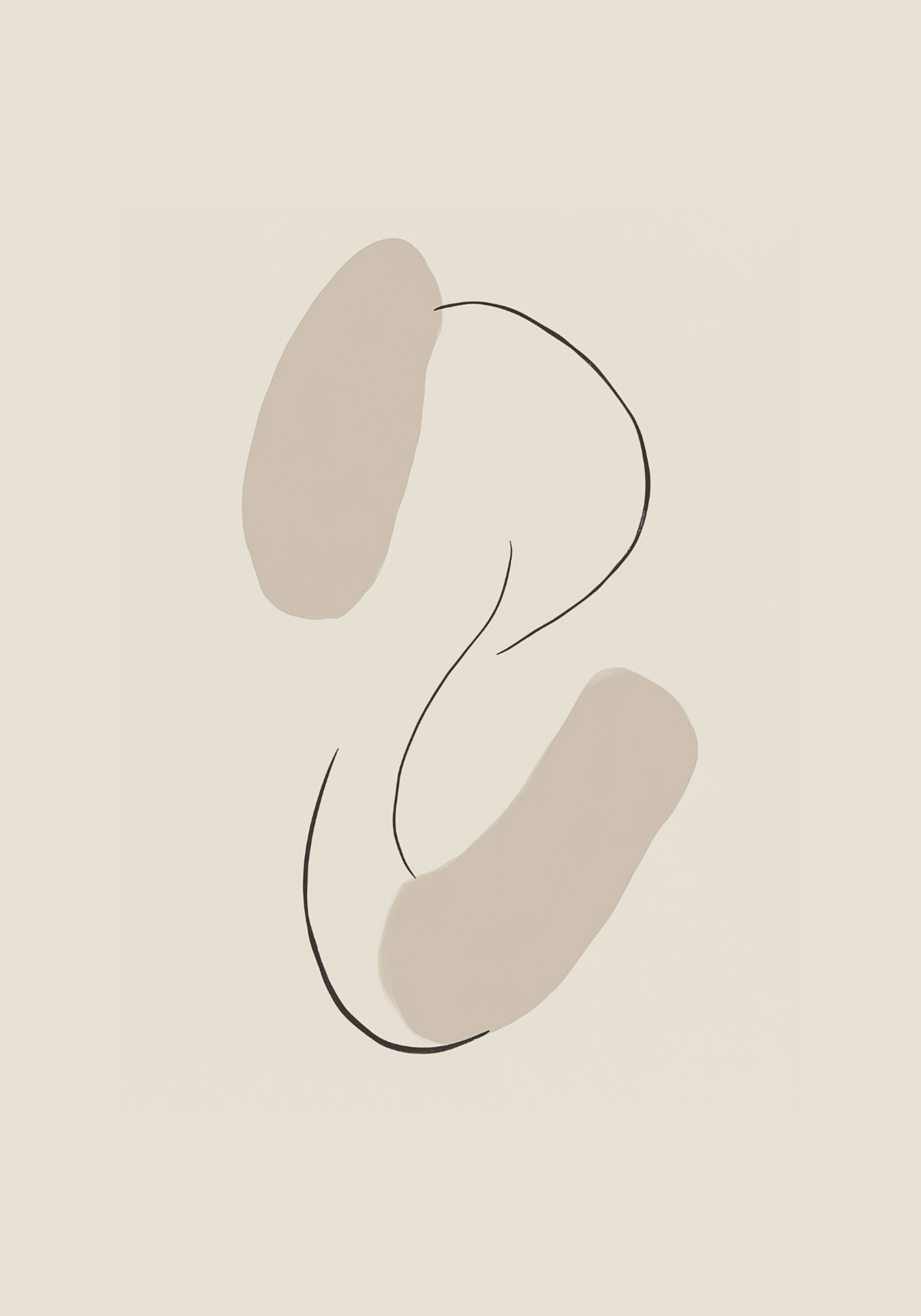 Gentle Curves Poster