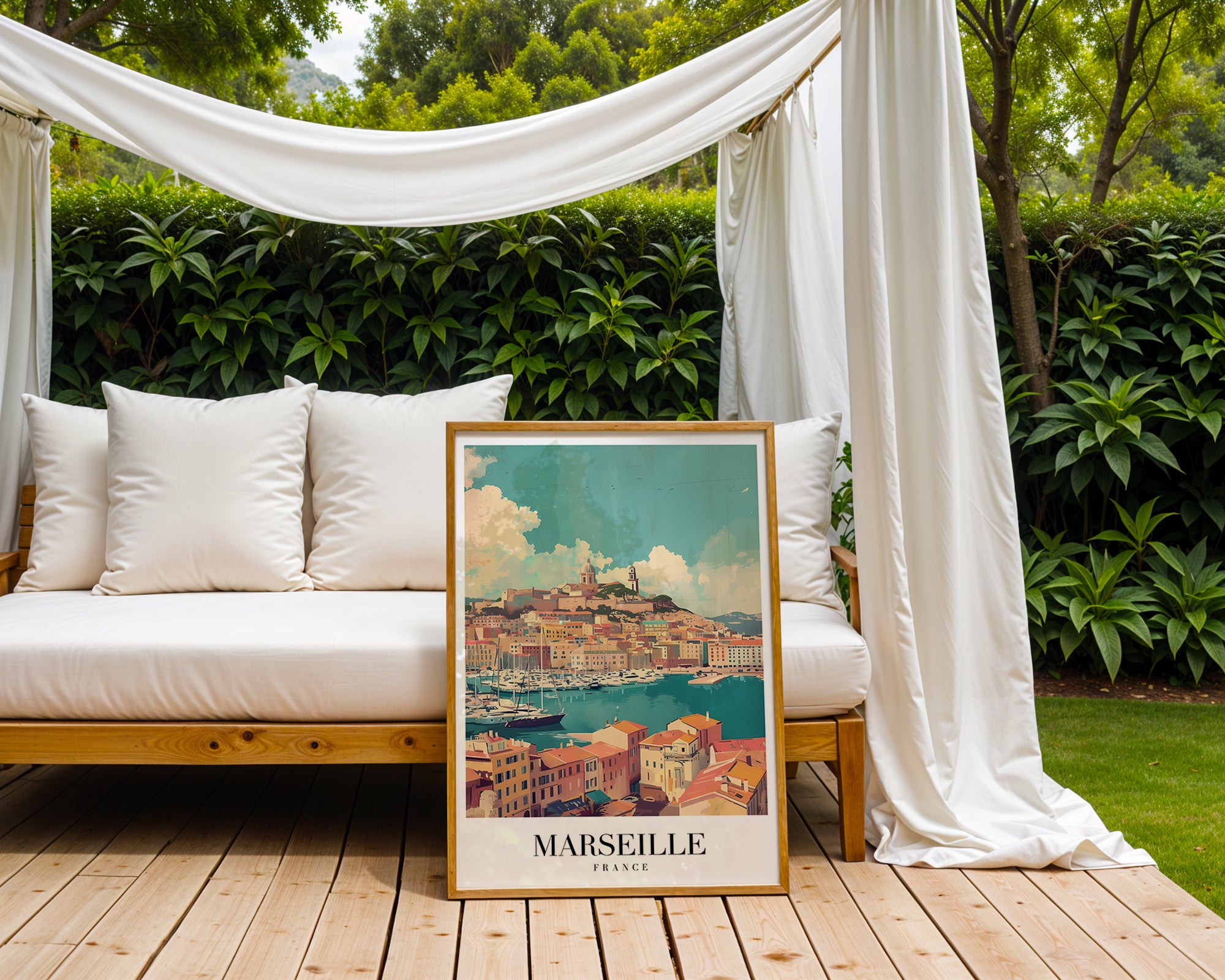 Colors Of Marseille Poster