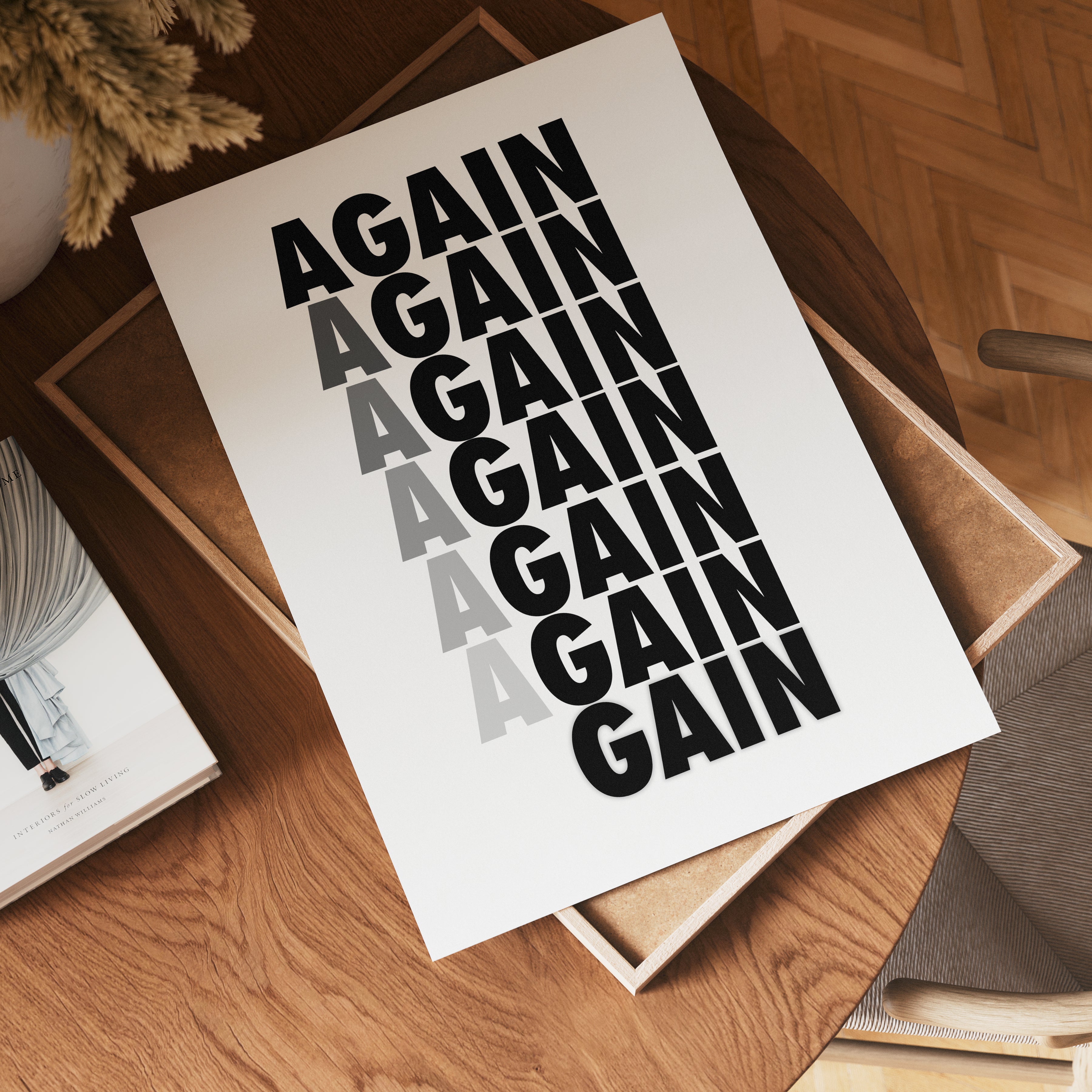 Again & Again Poster – poster på vägg inredning