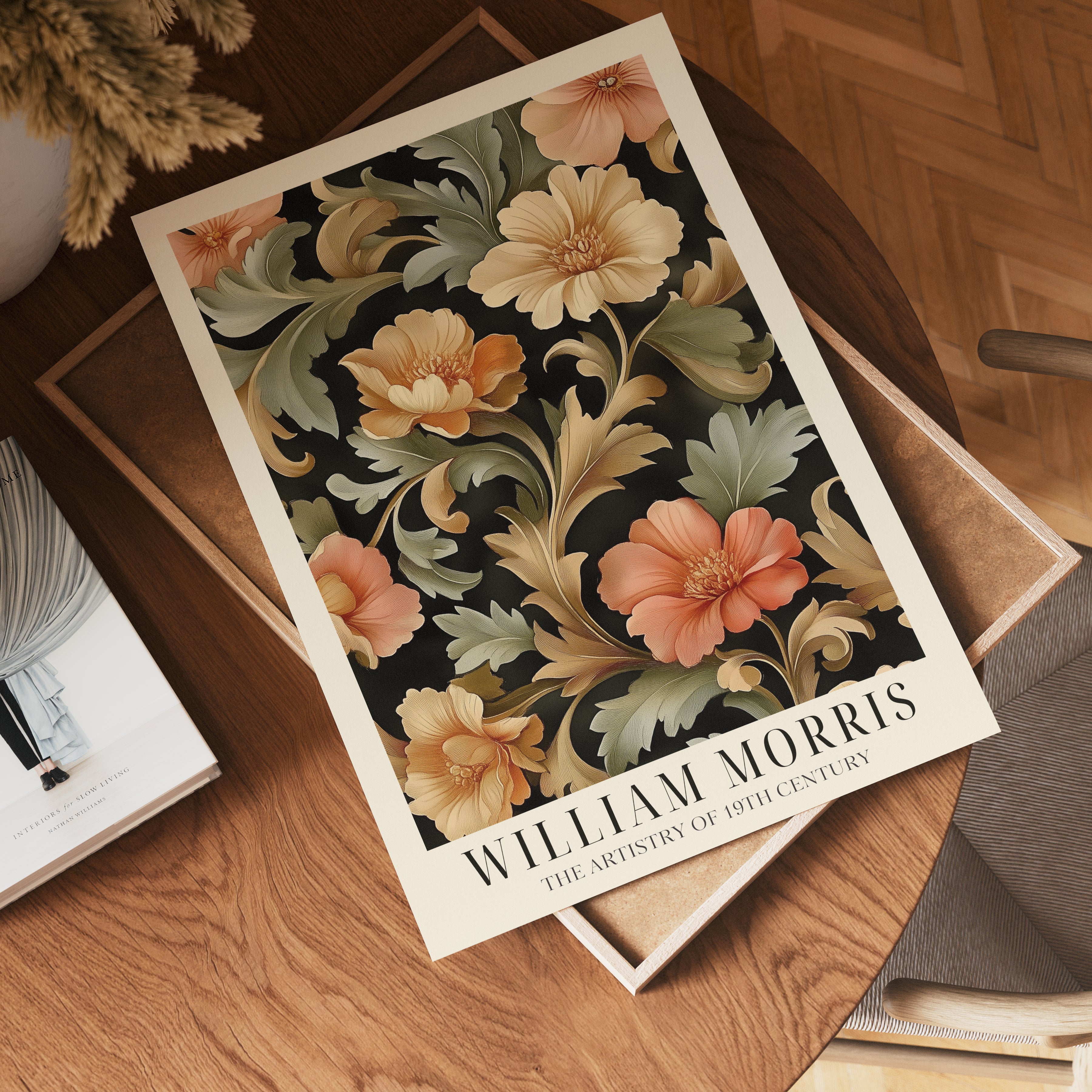 Blooming Flower Pattern William Morris Poster