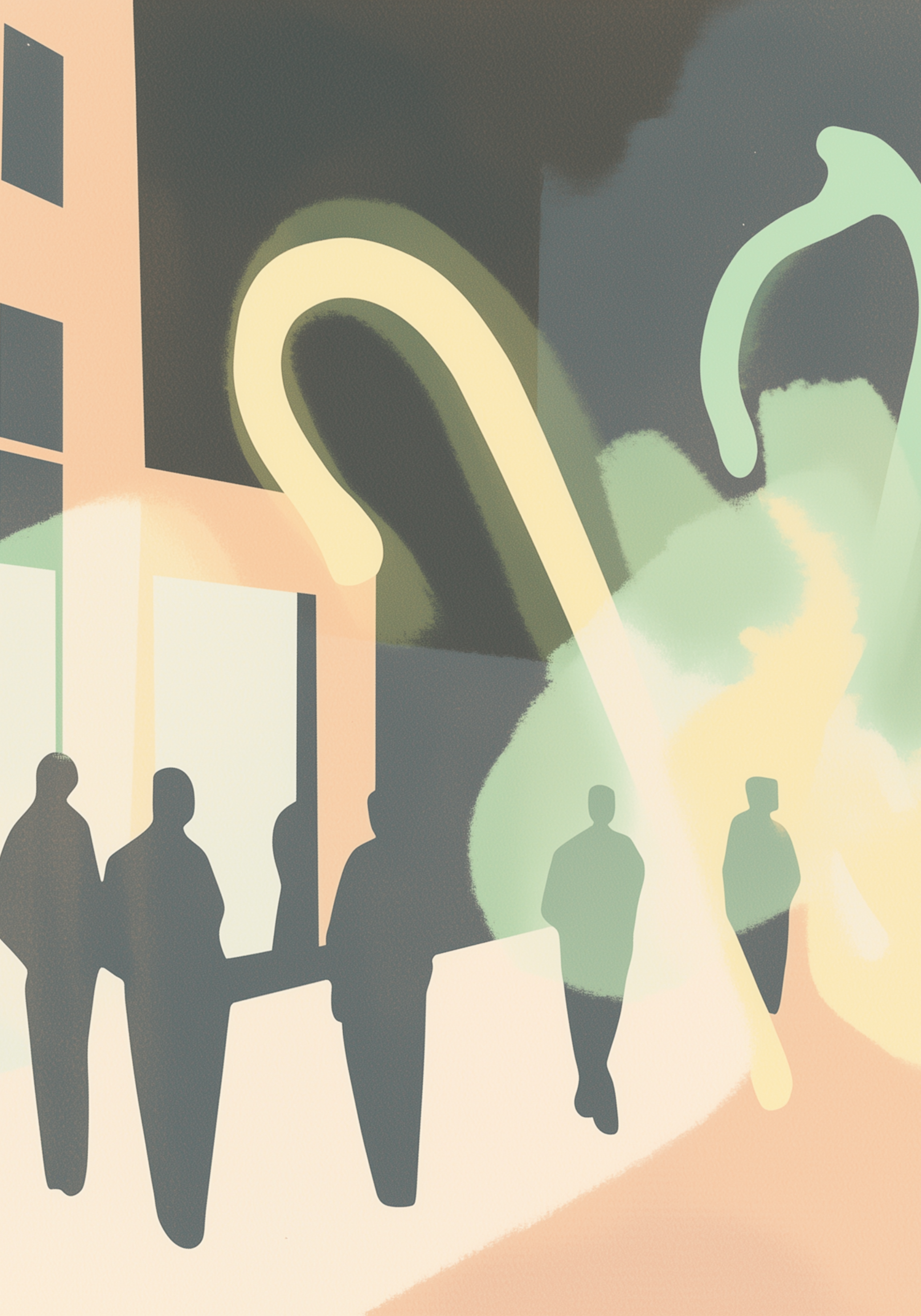 Afterglow Poster – poster väggdekoration