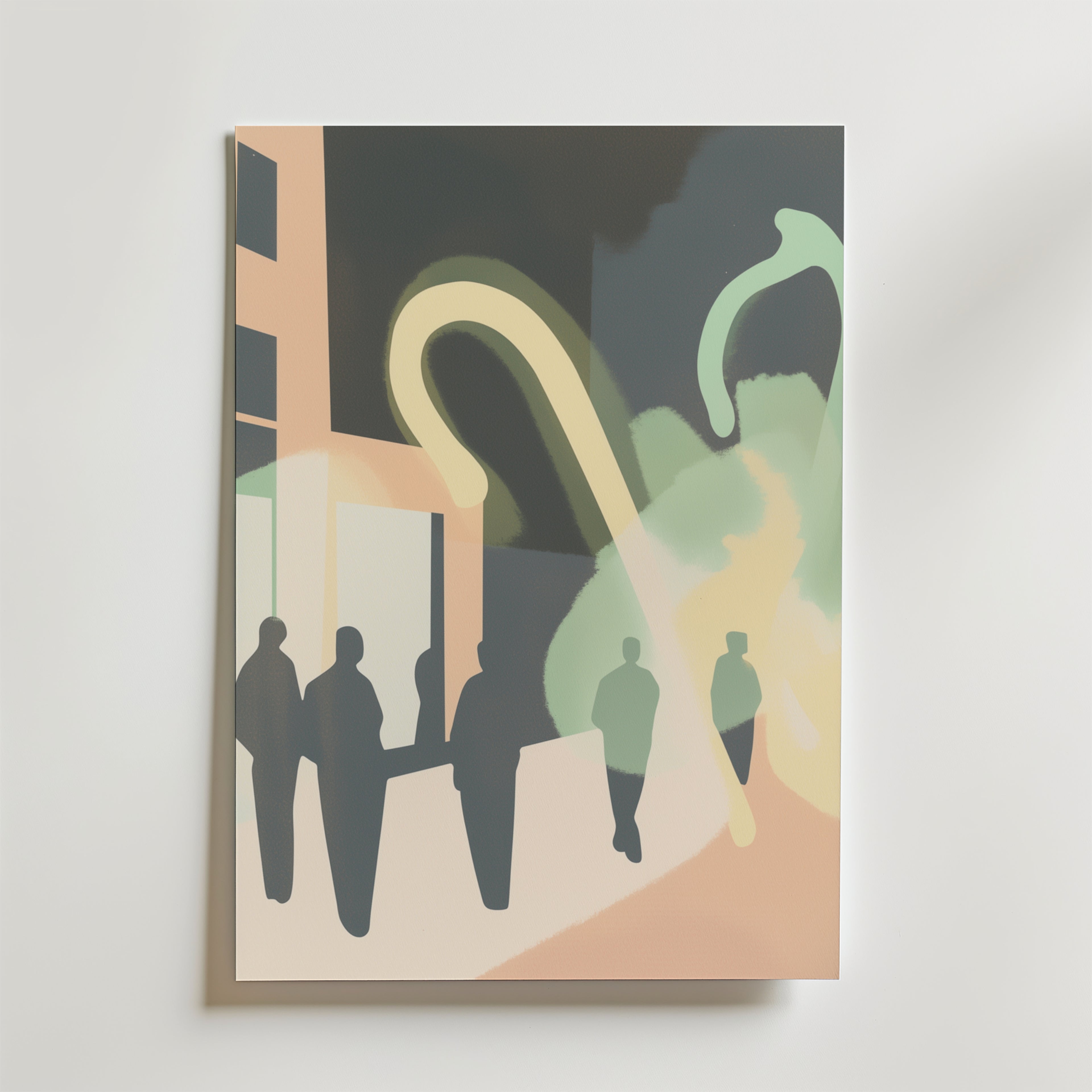 Afterglow Poster – Upplev en ny dimension av konst med vår Afterglow Poster , tryckt på FSC-certifierat