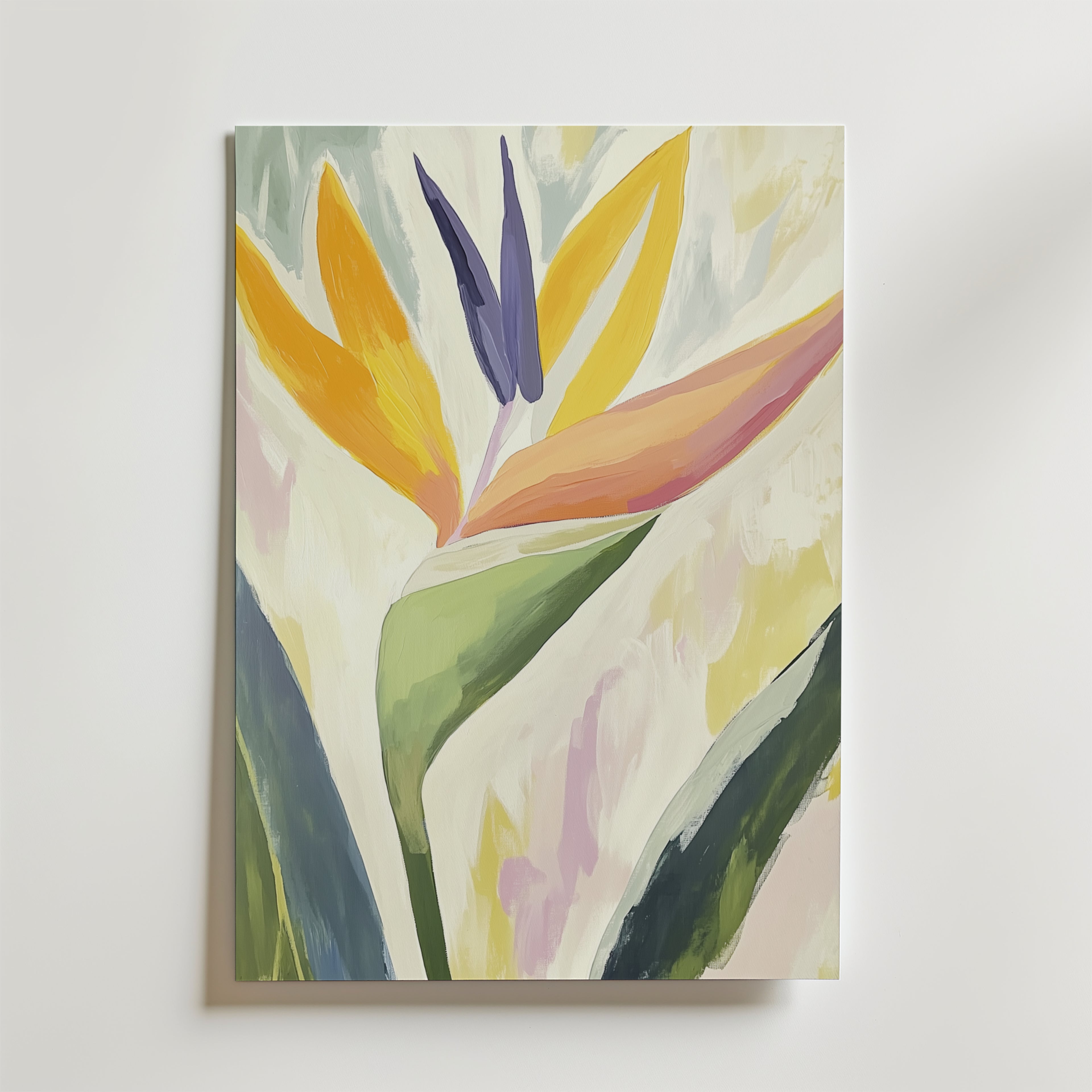 Abstract Tropical Poster – Upplev en harmonisk fusion av natur och konst med vår Abstract Tropical Poster .