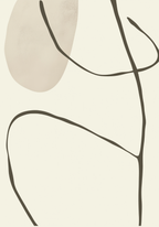 Flow of Silence Poster – poster väggdekoration