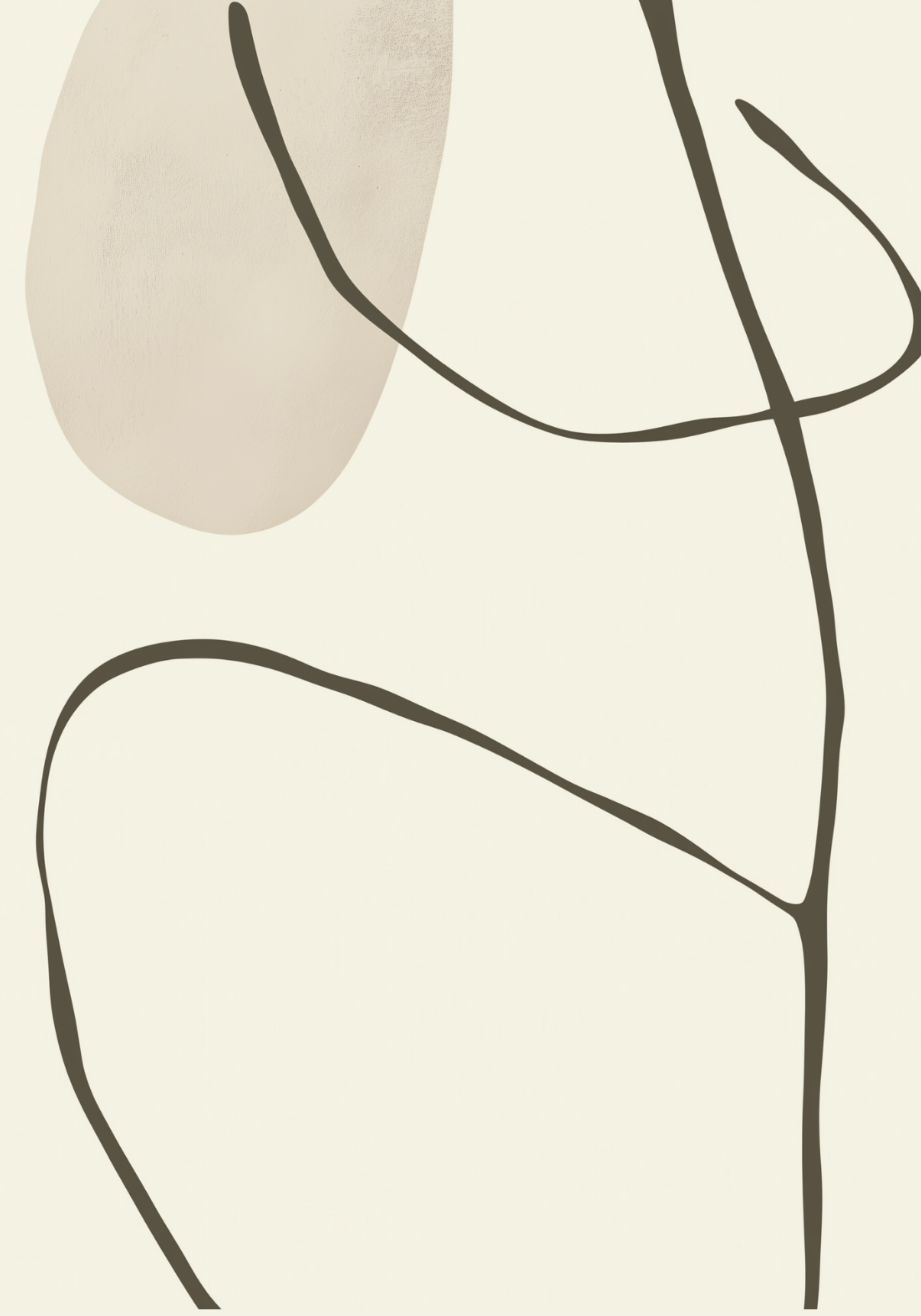 Flow of Silence Poster – poster väggdekoration