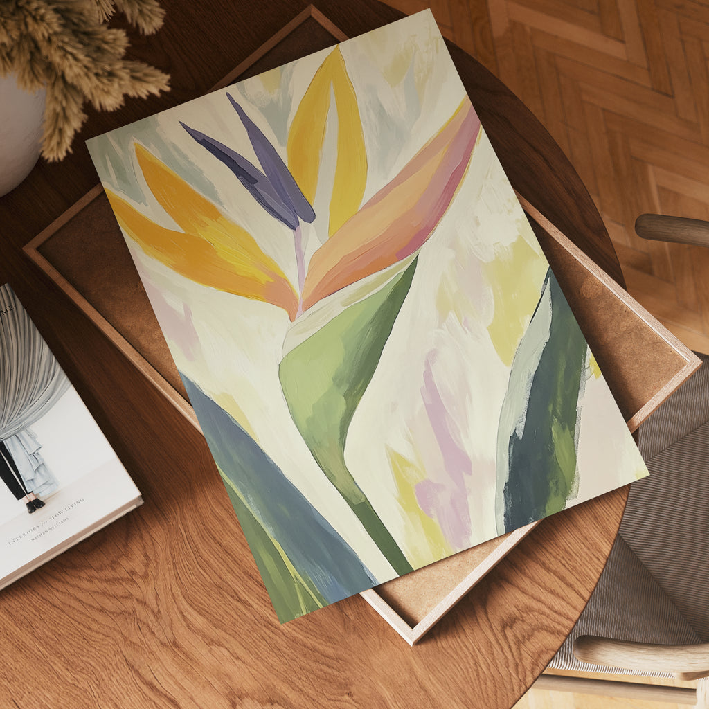 Abstract Tropical Poster – poster väggdekoration