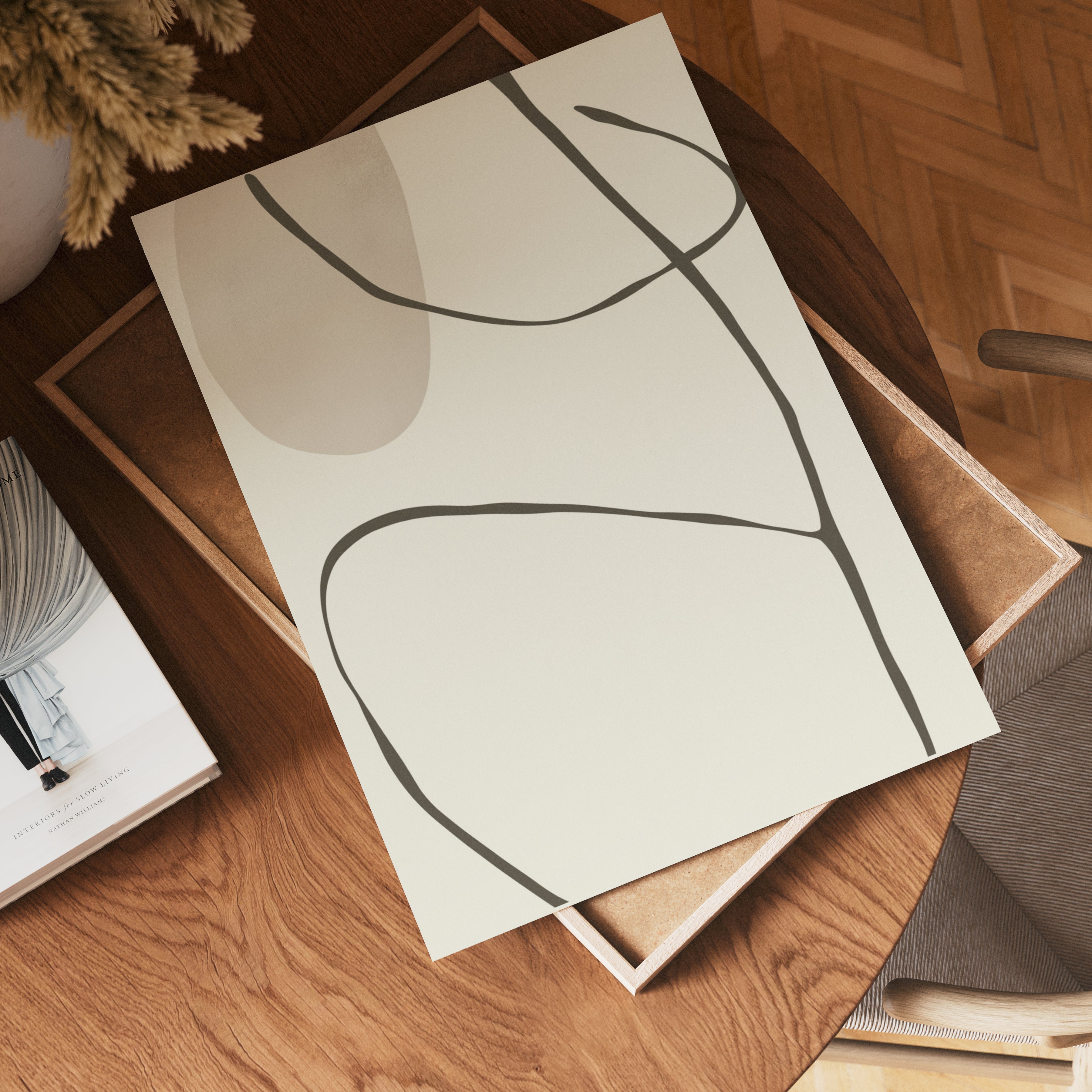 Flow of Silence Poster – poster väggdekoration