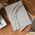 Abstract White Movement No.2 Poster – poster på vägg inredning