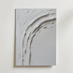 Abstract White Movement No.2 Poster – Tryckt på FSC-certifierat premiumpapper med en lyxigt matt yta, vilket framhäver motive