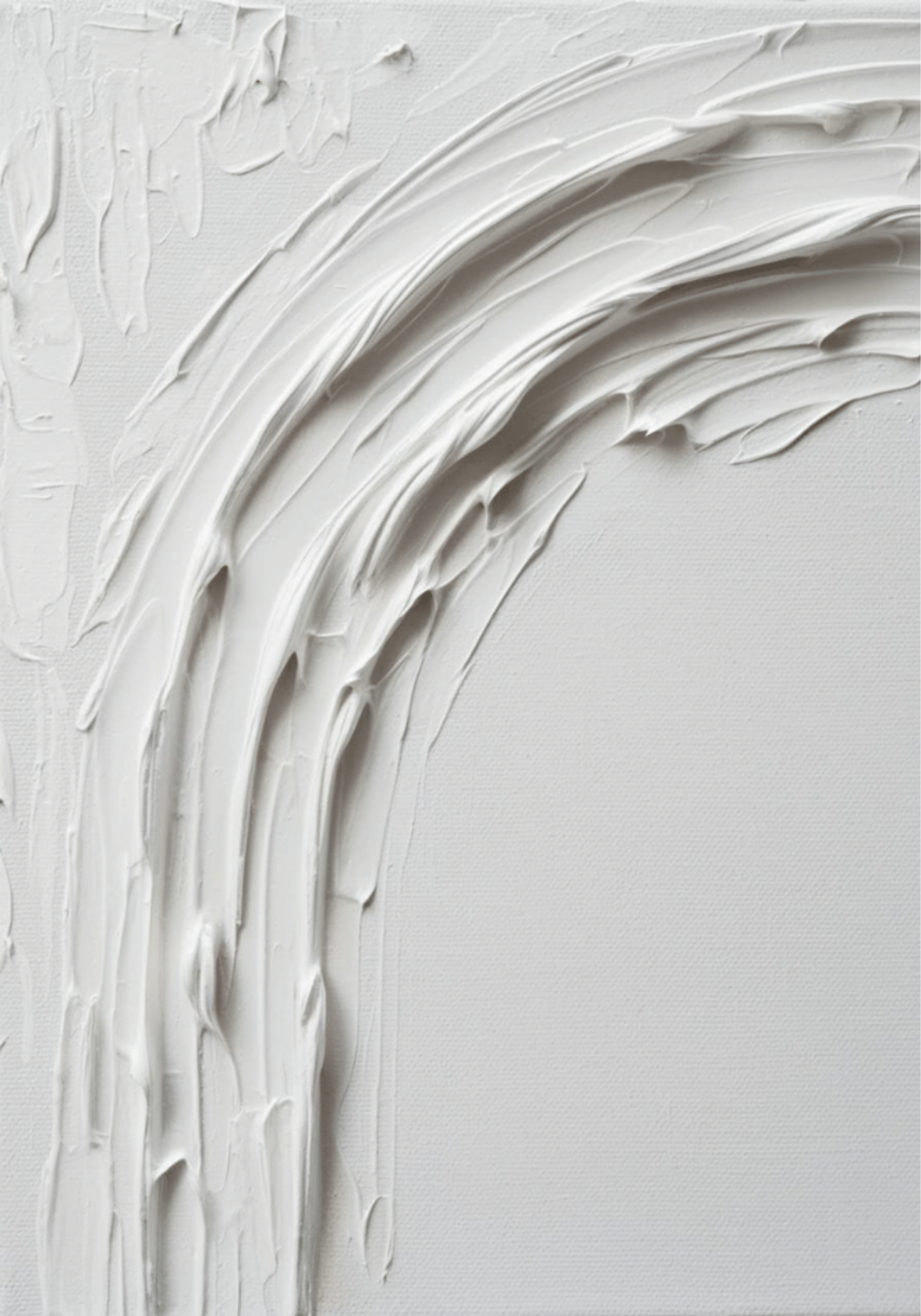 Abstract White Movement No.2 Poster – poster väggdekoration