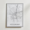 Storleksguide för Göteborg Karta – välj din favoritstorlek och beställ hos Bozetto