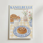 Kanelbulle Poster – En varm och nostalgisk poster som hyllar en av Sveriges mest älskade bakverk –