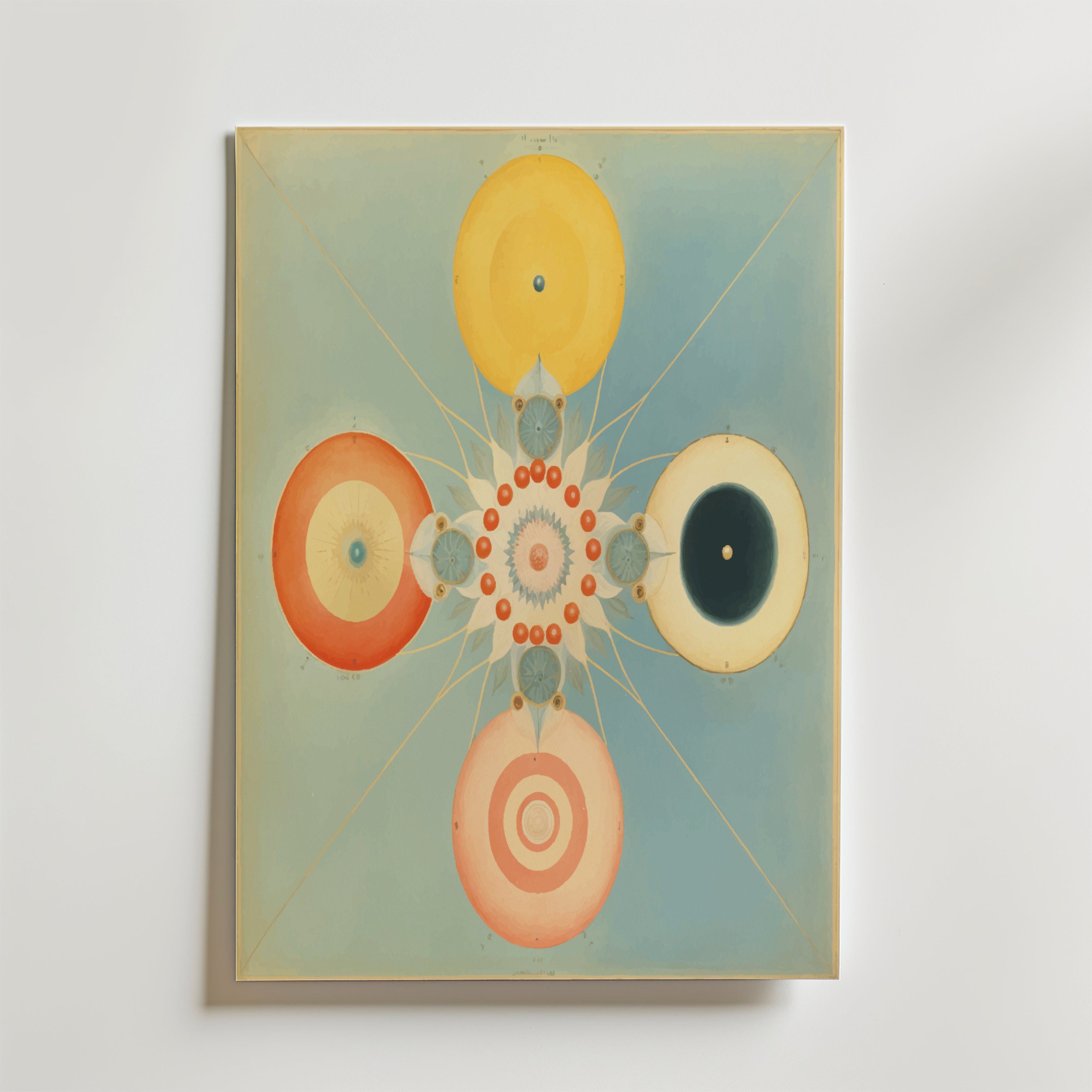 Bundle 2-pack Hilma Af Klint Cosmic Harmony – poster på vägg inredning