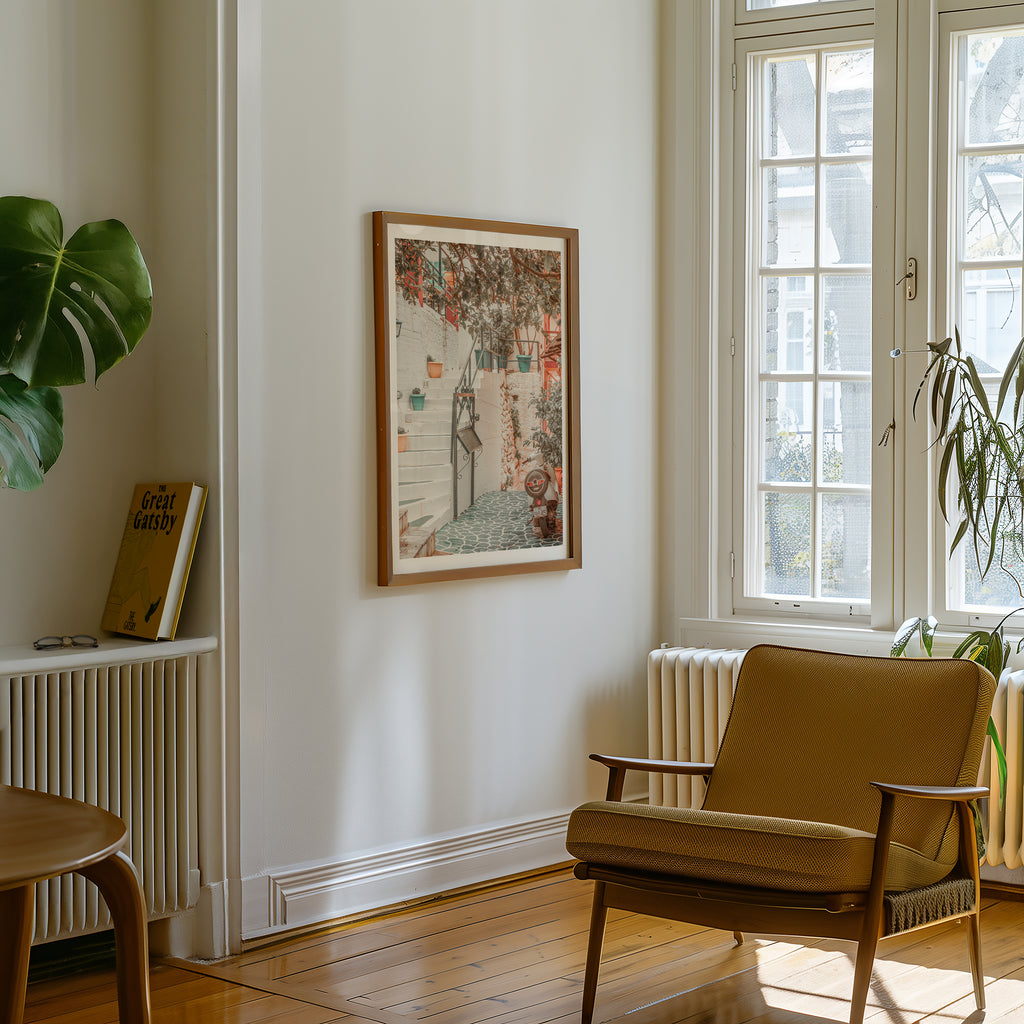 Mediterranean Alleyway Poster