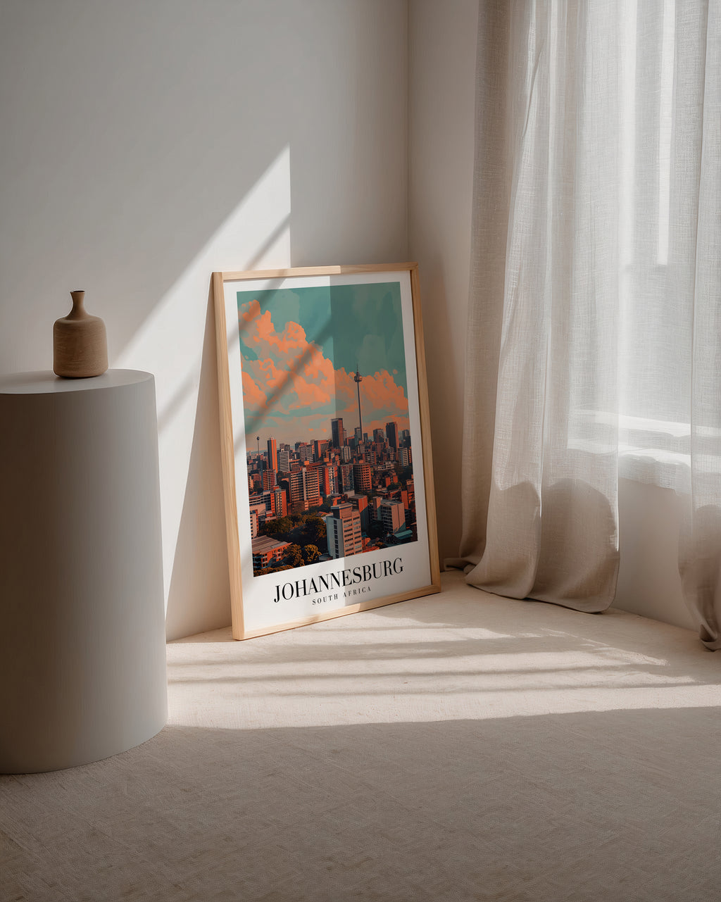 Johannesburg In The Sun Poster