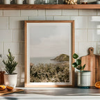 Coastal Wildflower Breeze Poster