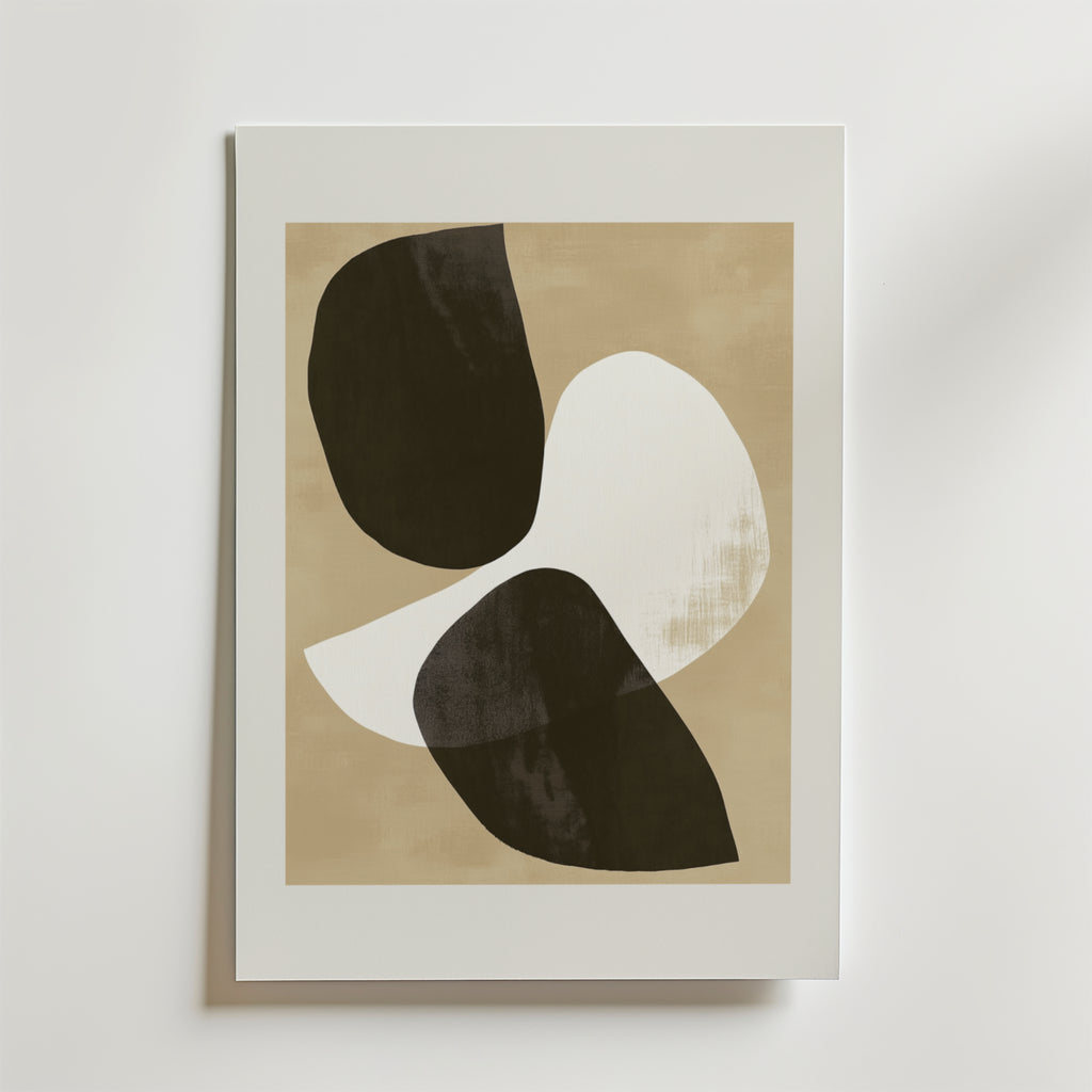 Minimal Abstract Shapes Poster – Upptäck vår Minimal Abstract Shapes Poster , en perfekt kombination av stil och elegans.