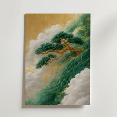 Emerald Wind Pine Poster
