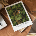 William Morris Hidden Fox Canopy Poster
