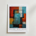 Rhythmic Blocks Mark Rothko – stilfullt konsttryck från Bozetto, tryckt på matt finpapper