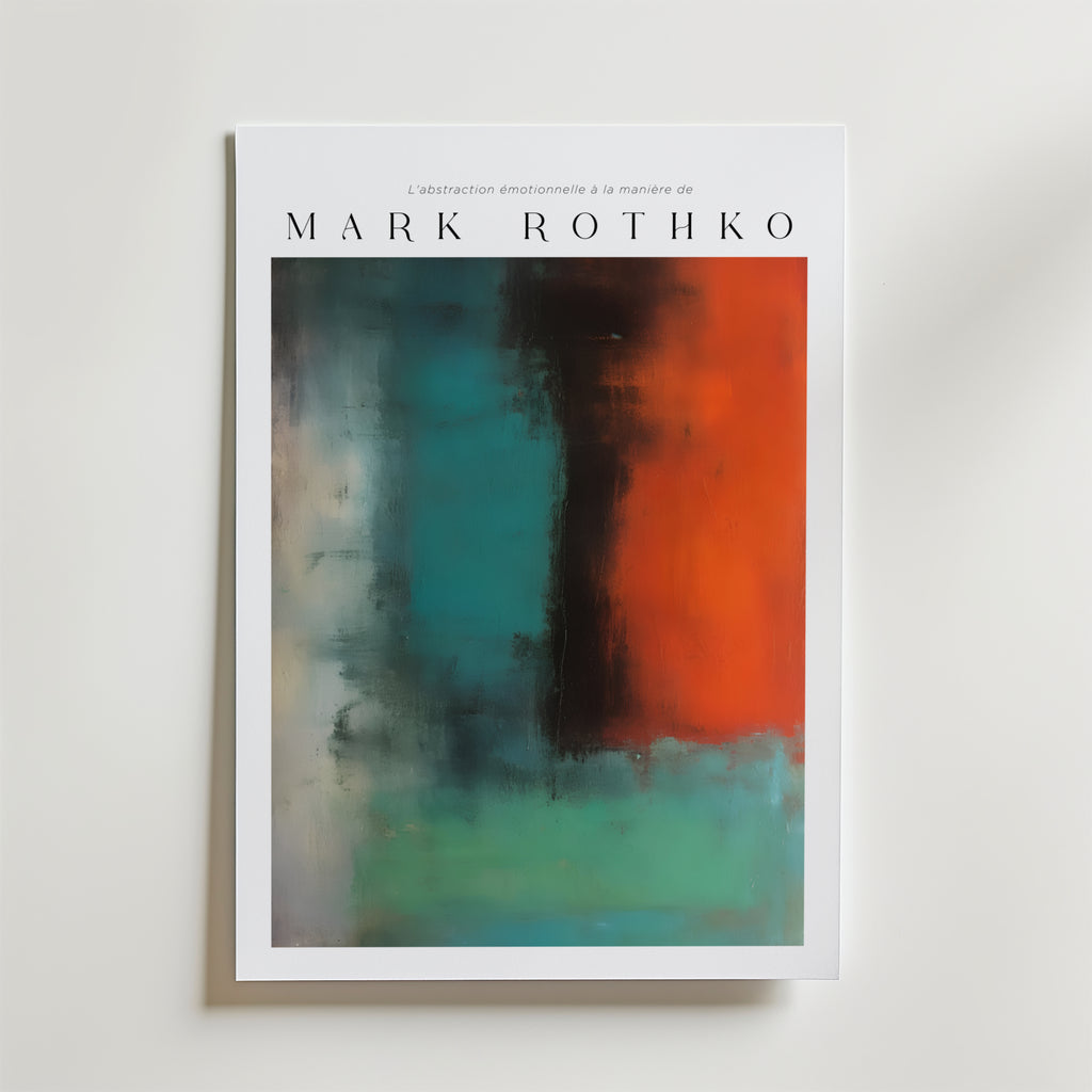Deep Division Mark Rothko Poster – Tryckt på FSC-certifierat premiumpapper med en lyxigt matt yta, vilket framhäver motivets