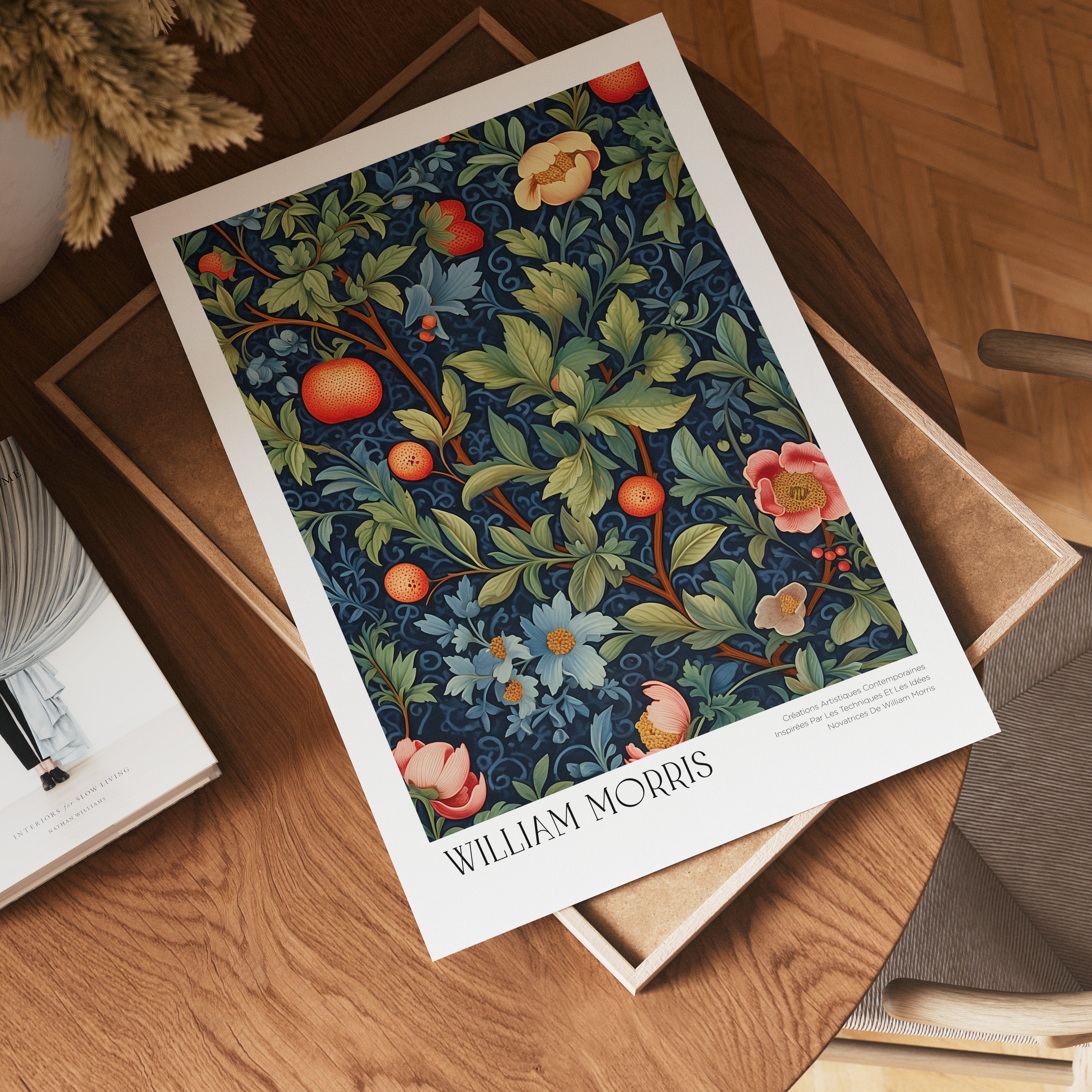 William Morris Midnight Orchard Poster – poster väggdekoration