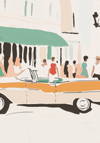 Golden Hour Drive Poster