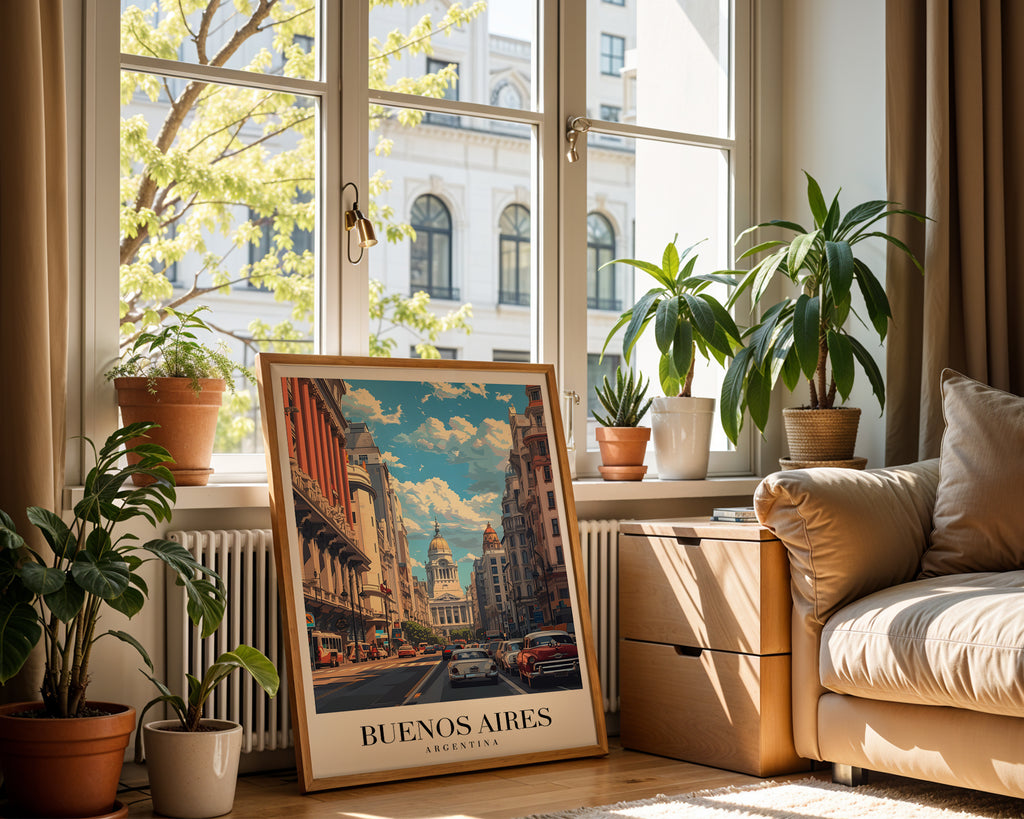 Where Time Walks In Buenos Aires Poster