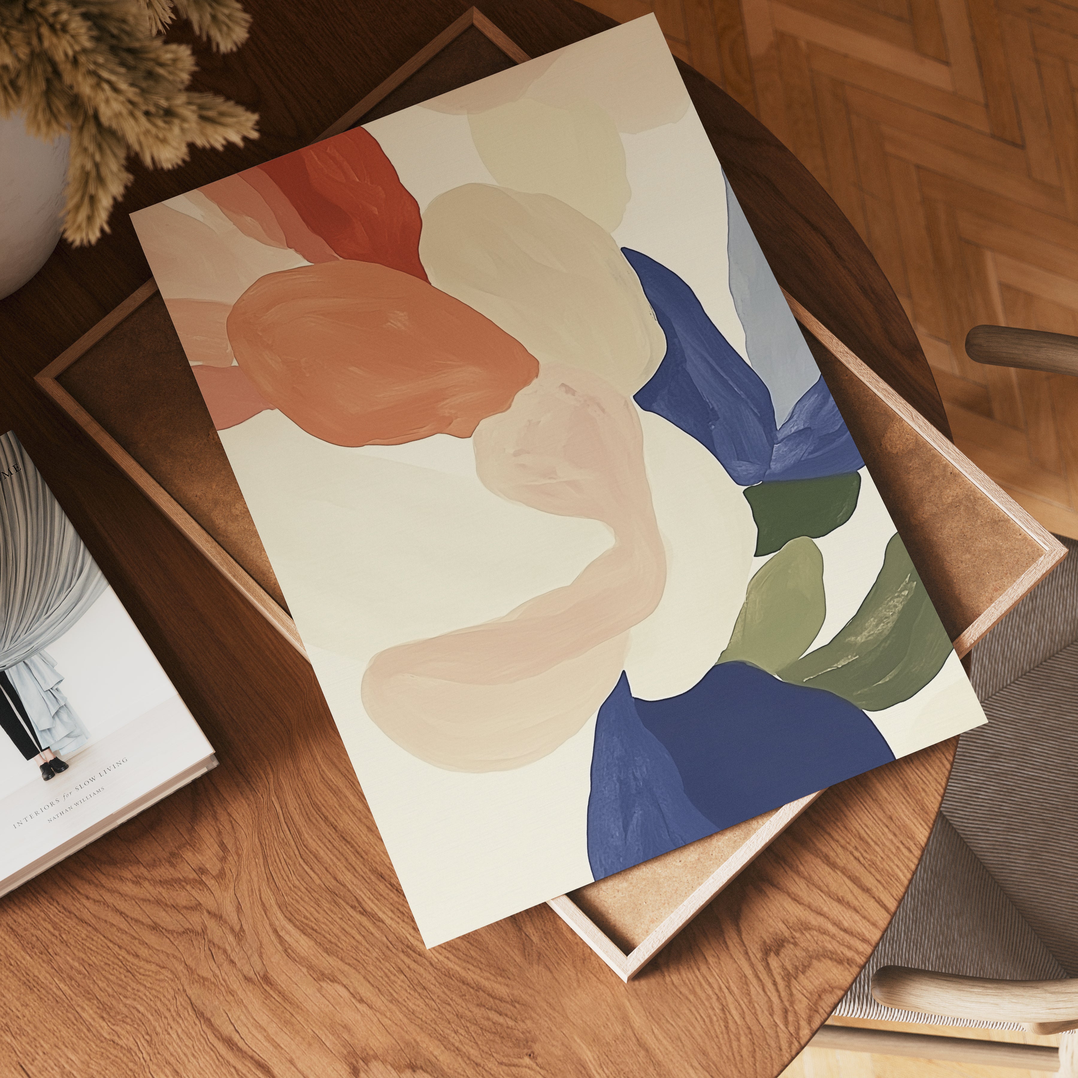 Abstract botanical modern pastell Poster