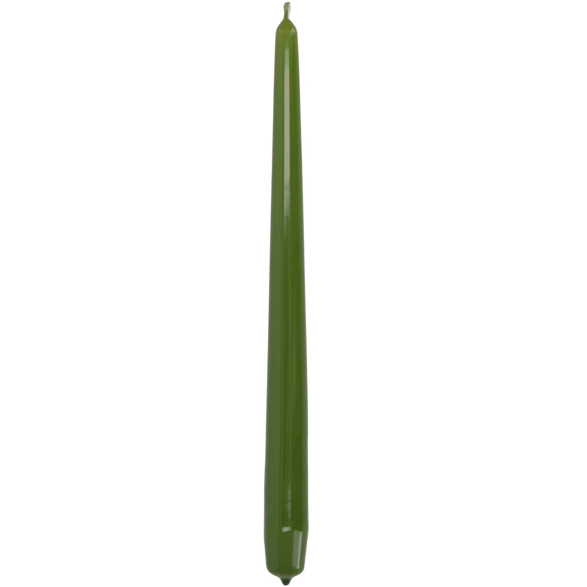 Antikljus Skogsgrön 30 cm 10-pack – Lång Brinntid