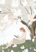 Flower Harmony Poster – poster väggdekoration