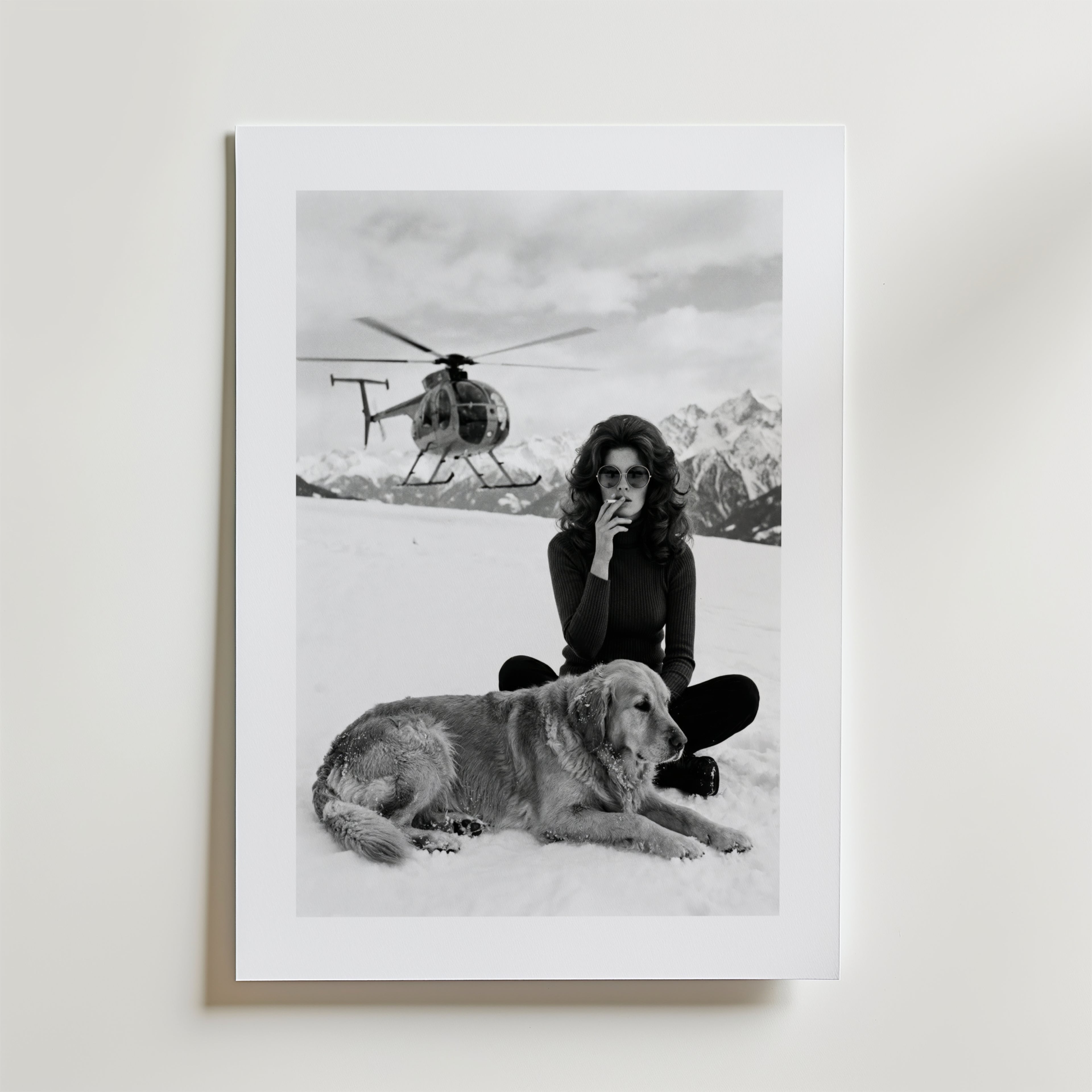 Bundle 4-pack Alpine Icons Collection – kuraterad postercollection som lyfter hemmet hos Bozetto