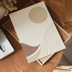 Abstract Sunscape Poster – poster väggdekoration