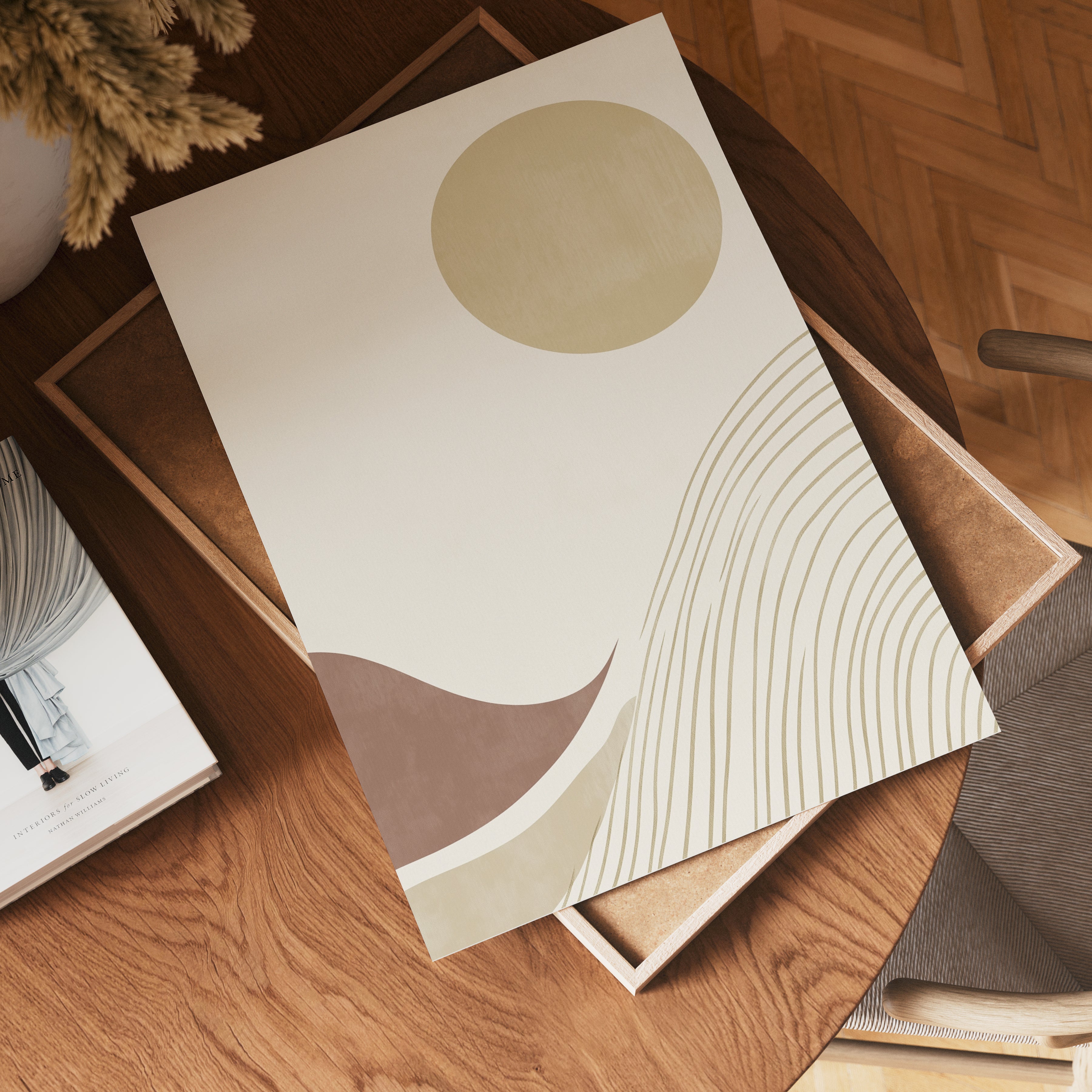 Abstract Sunscape Poster – poster väggdekoration