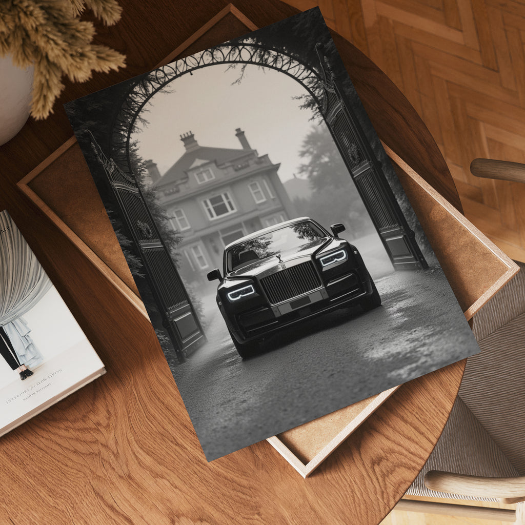 Vintage Rolls Royce No.2 Poster