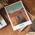 Afternoon Over Lyon Poster – poster på vägg inredning