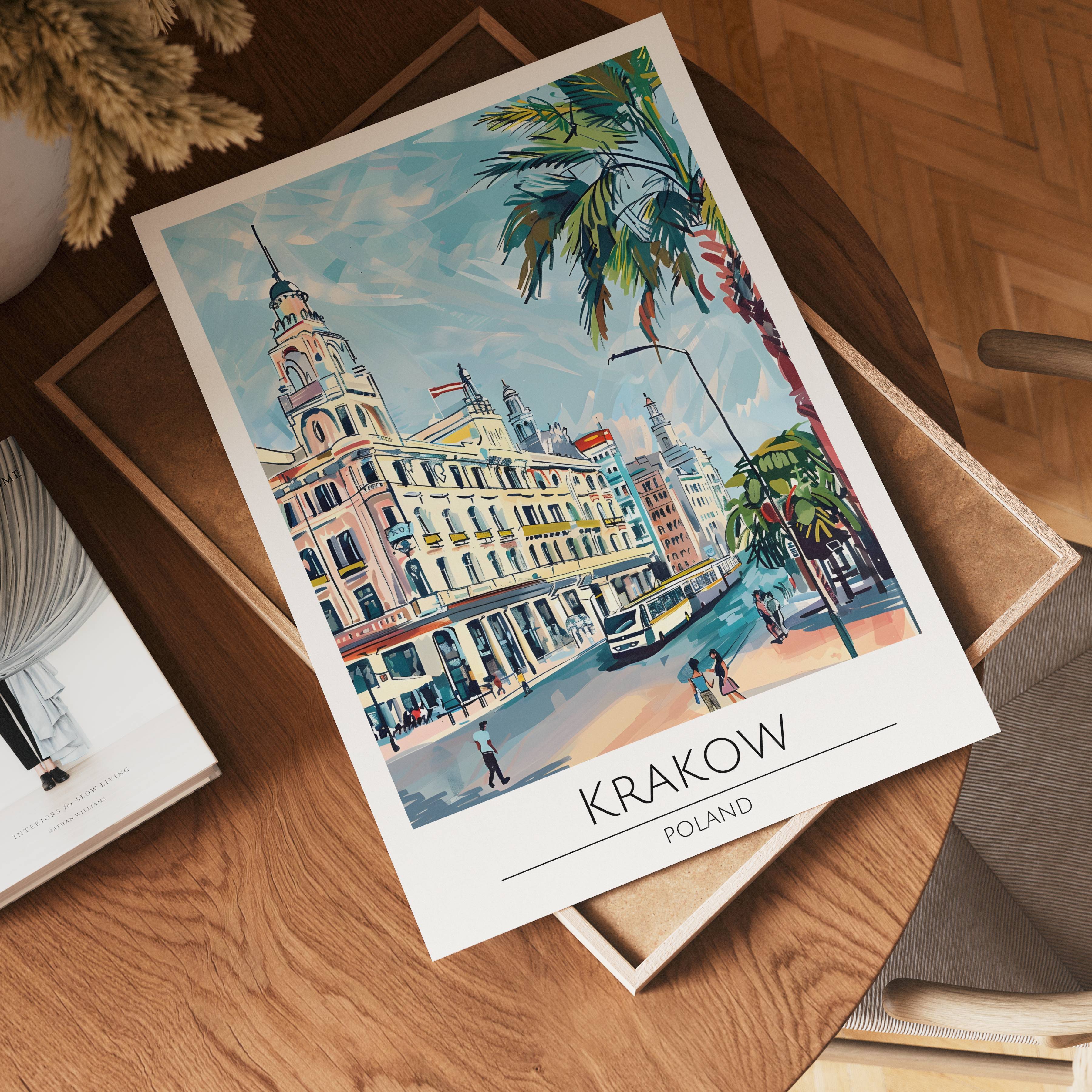 Krakow City Boulevard Poster