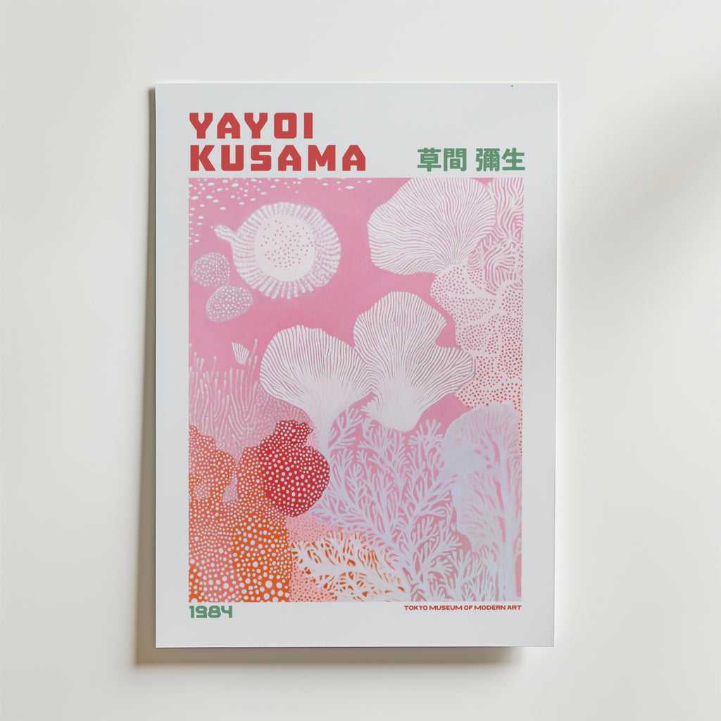 Yayoi Kusama Coral of Infinity Poster