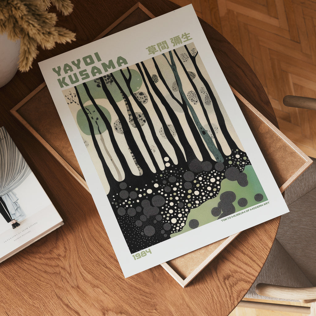 Yayoi Kusama Whispering Forest Poster
