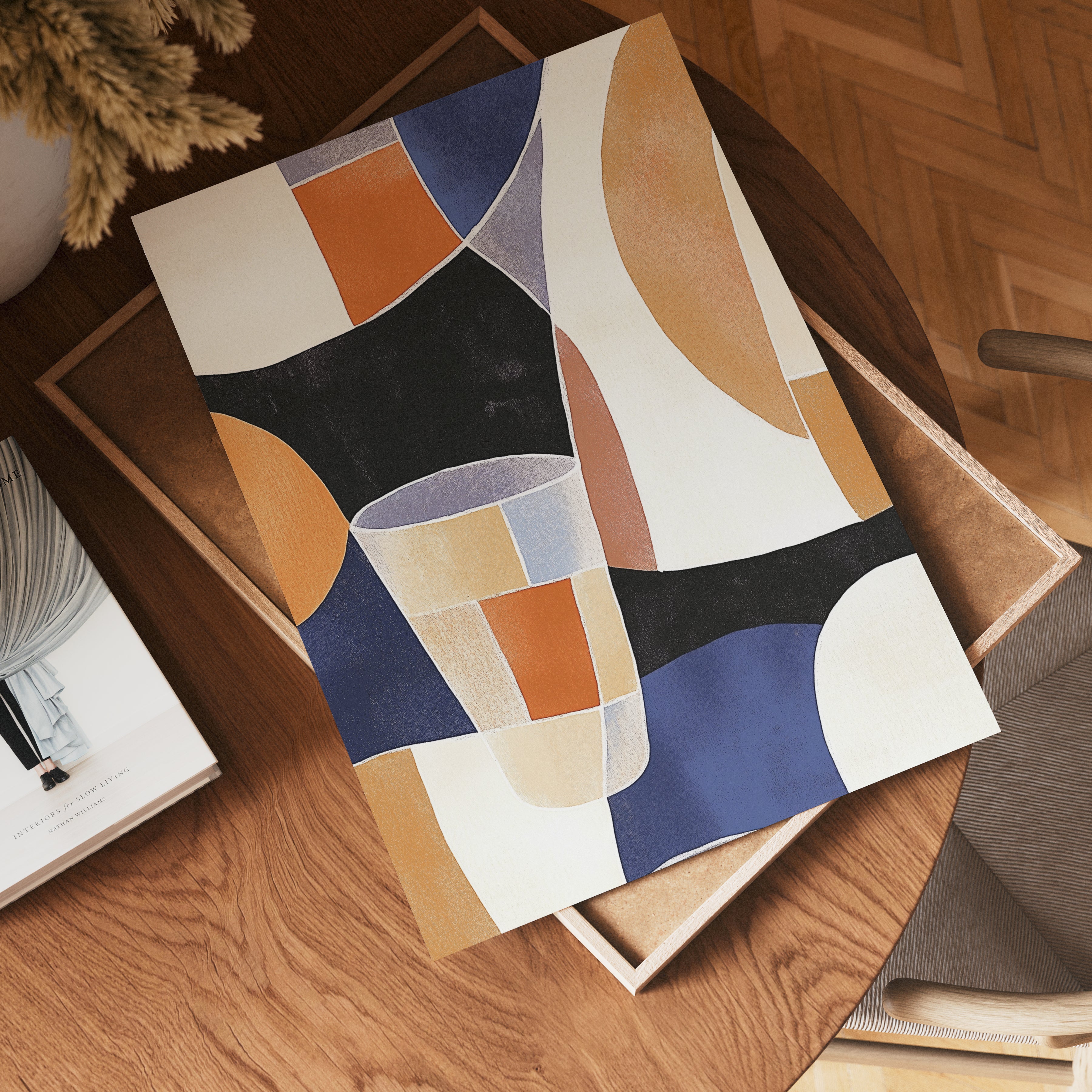 Abstract Shapes Poster – poster väggdekoration