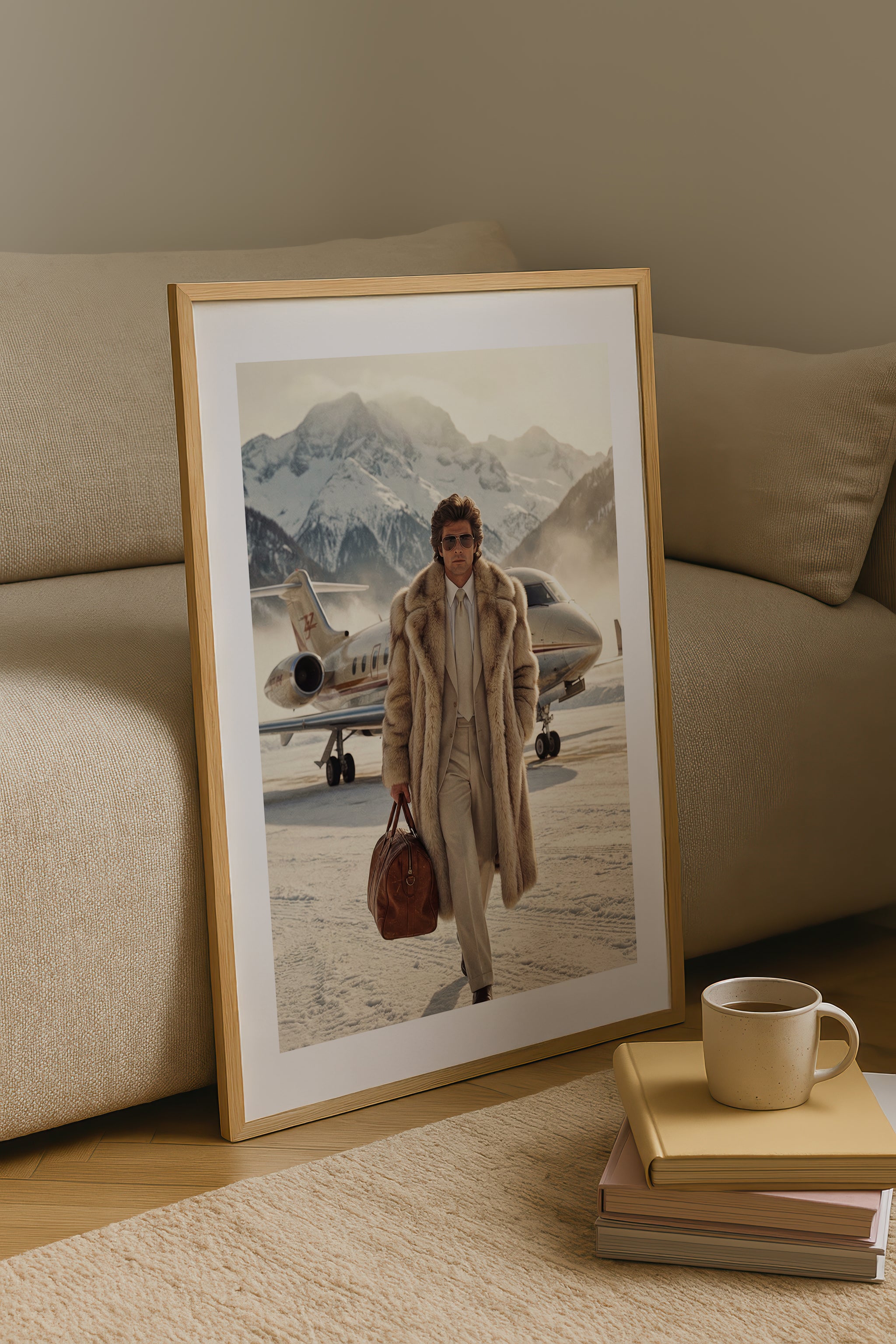 Jet Set Alpine Legacy poster visad rakt fram – Bozetto affisch i hög tryckkvalitet