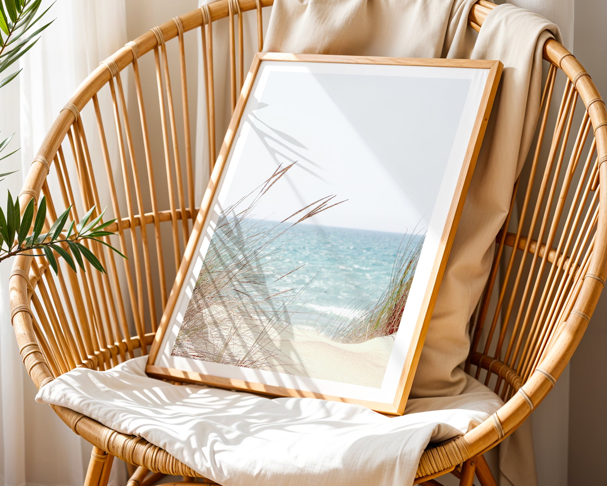 Coastal Breeze Dunes Poster