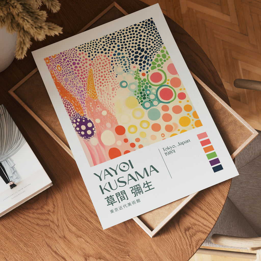Yayoi Kusama Kaleidoscope Garden Poster