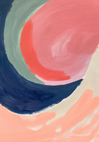 Abstract Whispers of the Horizon Poster – poster väggdekoration