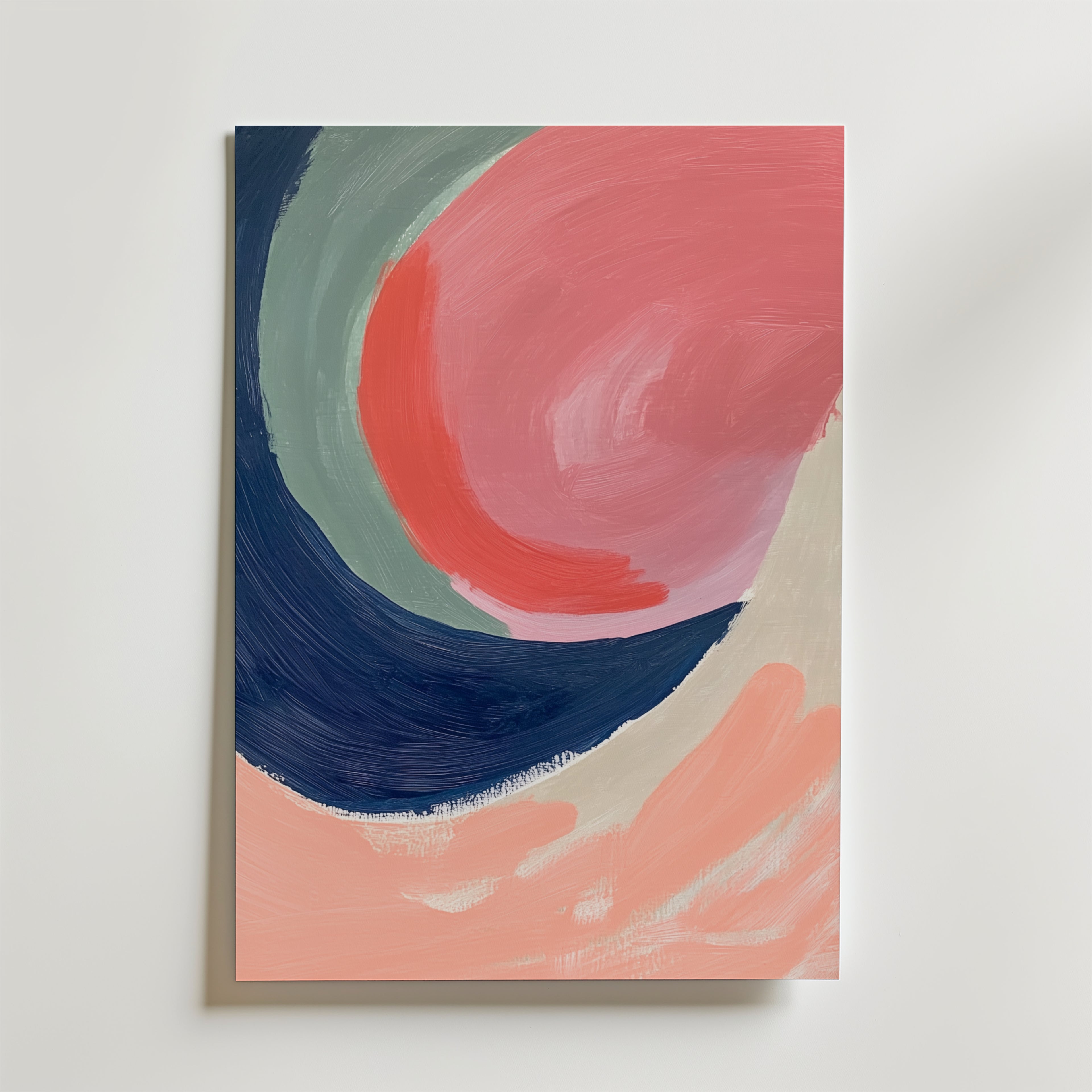 Abstract Whispers of the Horizon Poster – Upplev den subtila skönheten av Abstract Whispers of the Horizon Poster , tryckt på