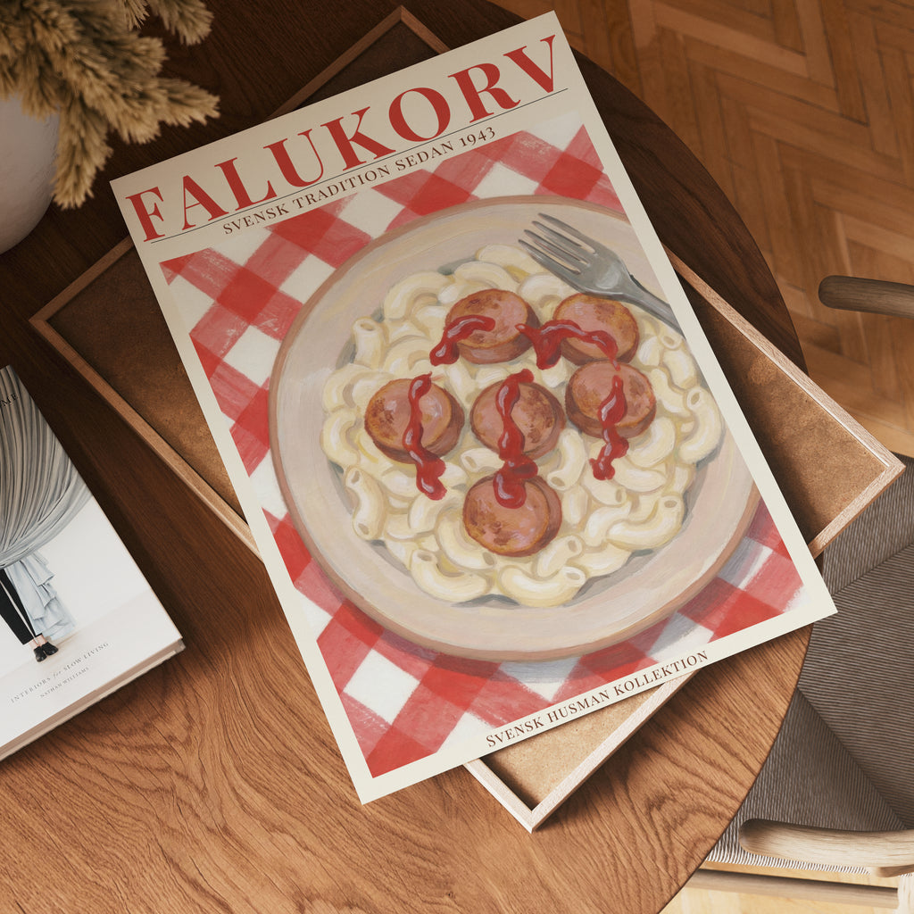 Falukorv Poster affisch – köp poster online – Bozetto väggdekoration